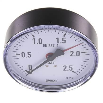 Wika Manometer with 0 to 2.5 bar Range,2.5