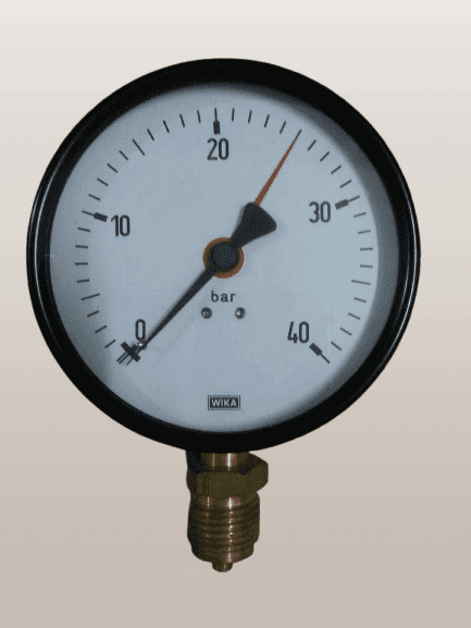 Wika Manometer with 0 to 40 bar Range,40