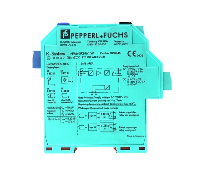 Pepperl+Fuchs KFA6-SR2-Ex1.W Switch Amplifier,8328644